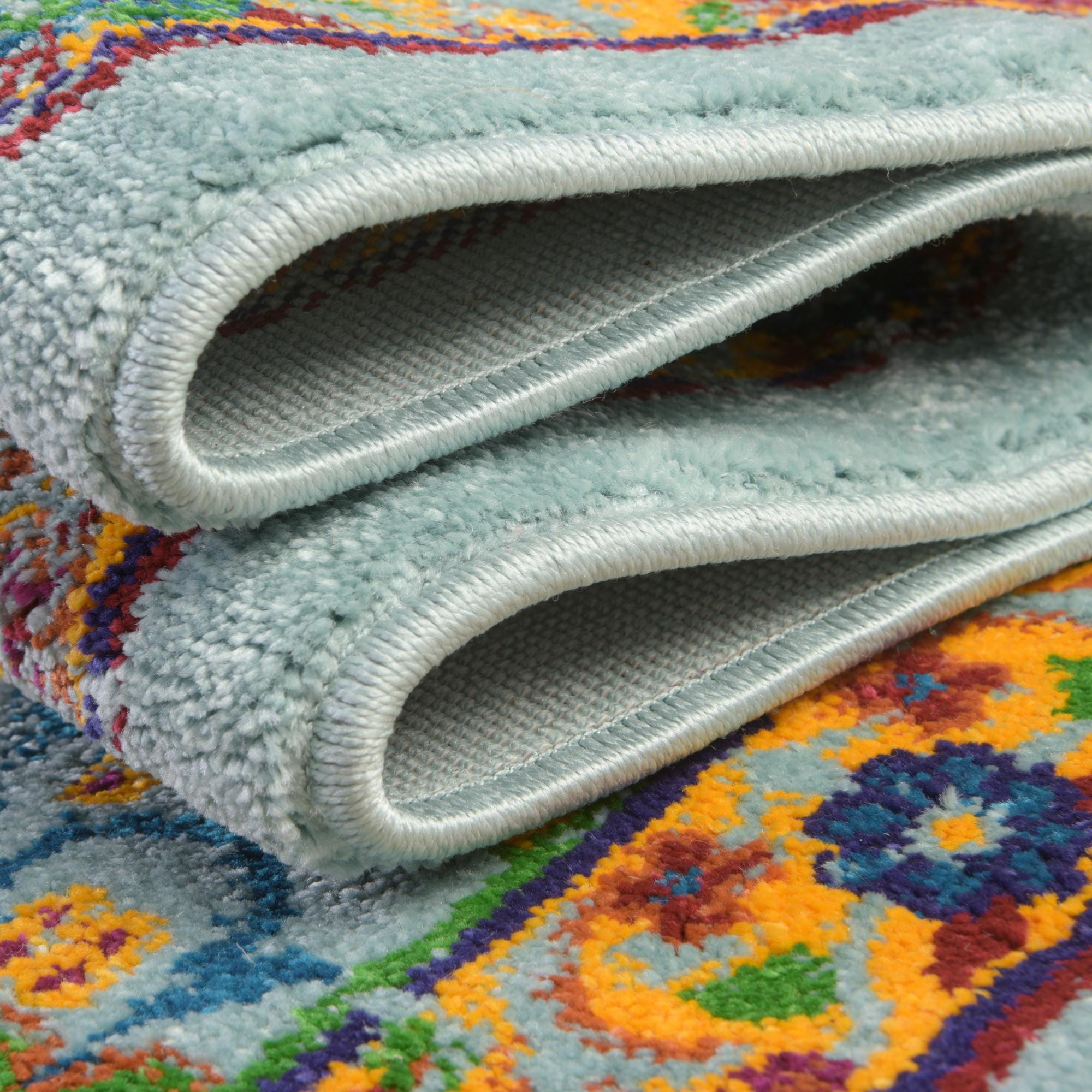 Aqua 7' 10 x 10' Calypso Rug | Rugs.com