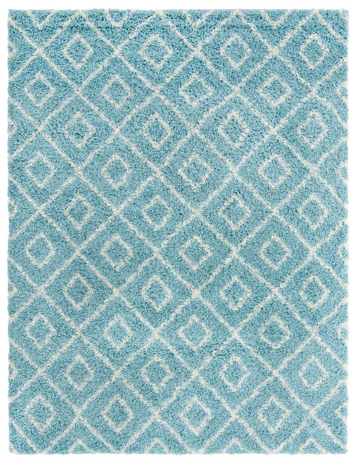 Detail image of  7' 10 x 10' Lattice Shag Rug