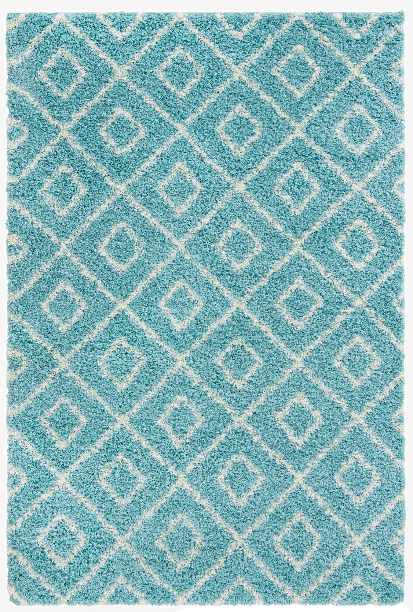  6' x 9' Lattice Shag Rug