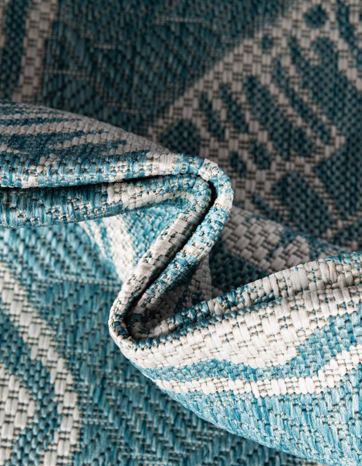 Detail image of  4' x 6'  Washable Coastal Indoor / Outdoor Rug