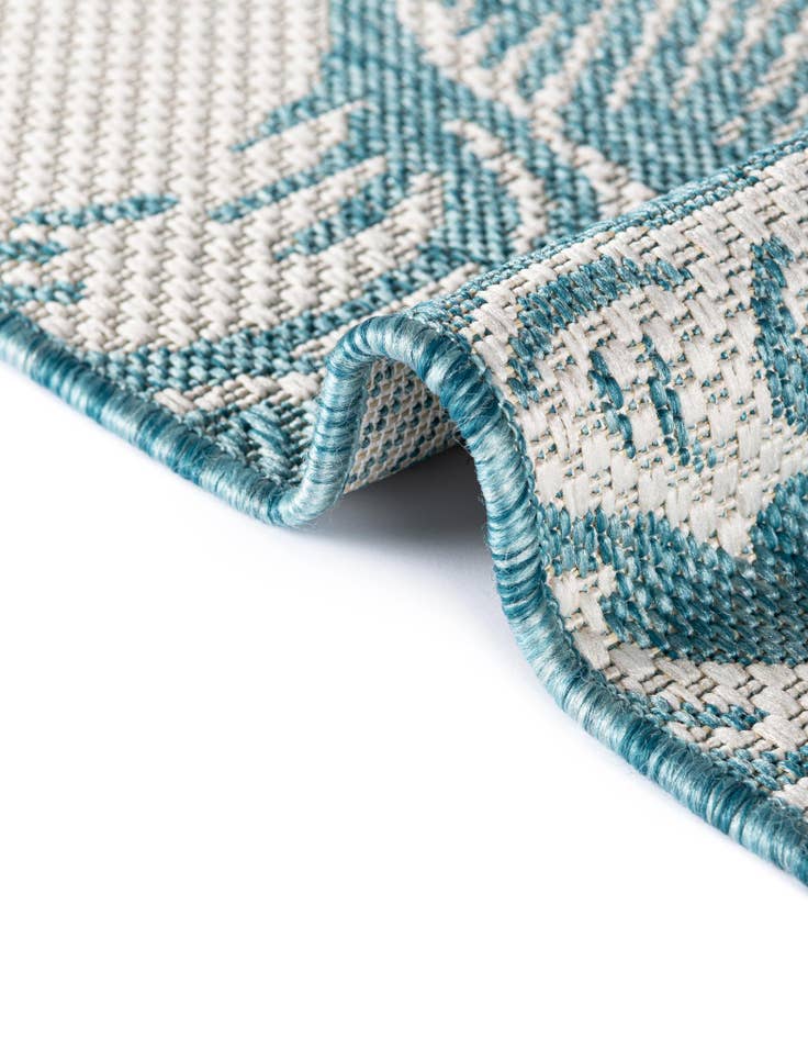 Detail image of  4' x 6'  Washable Coastal Indoor / Outdoor Rug