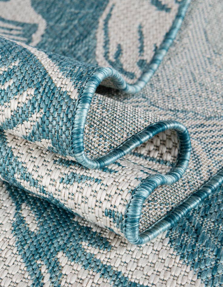 Detail image of  4' x 6'  Washable Coastal Indoor / Outdoor Rug