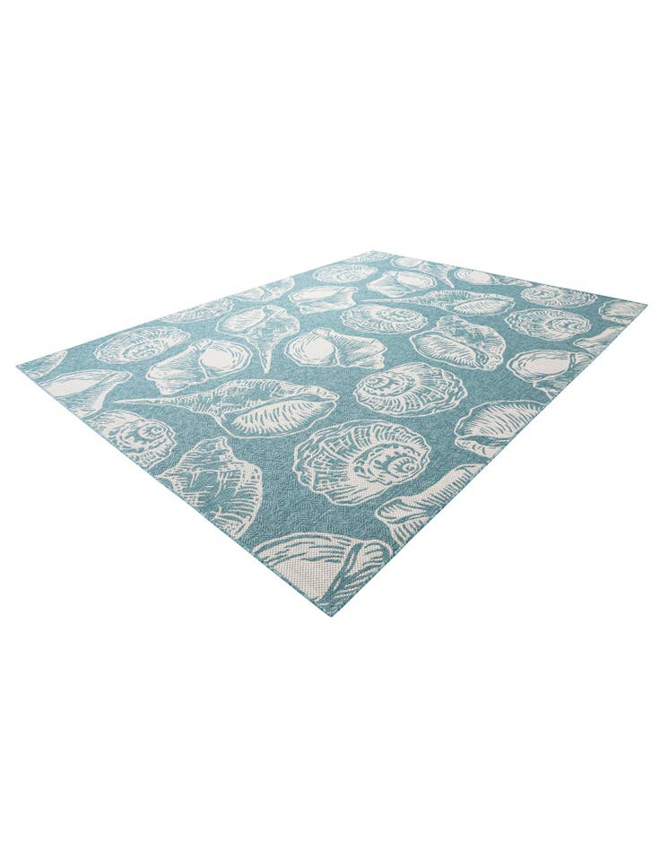 Detail image of  9' x 12'  Washable Coastal Indoor / Outdoor Rug