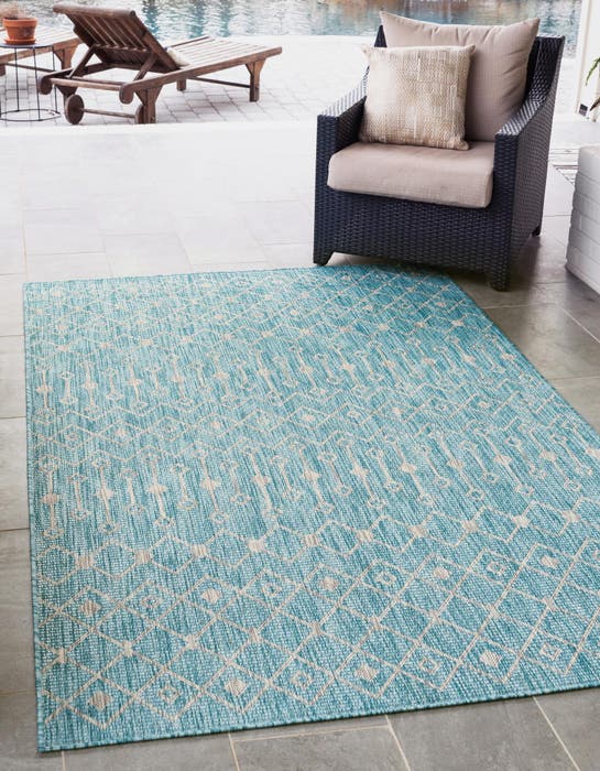 Terracotta 4' x 6' Modern Indoor / Outdoor Rug | Rugs.com