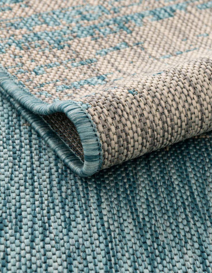 Detail image of  6' x 9'  Washable Modern Indoor / Outdoor Rug