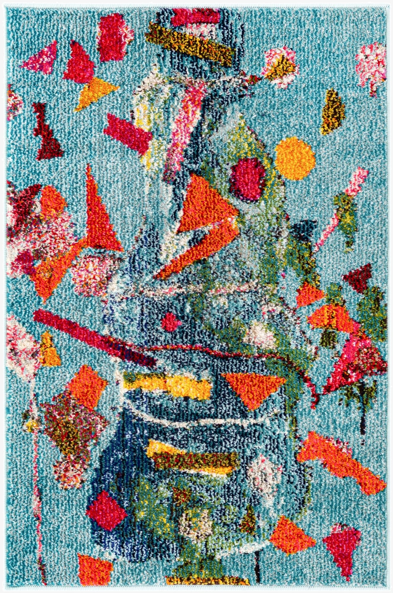  2' 2 x 3'  Washable Vivid Rug