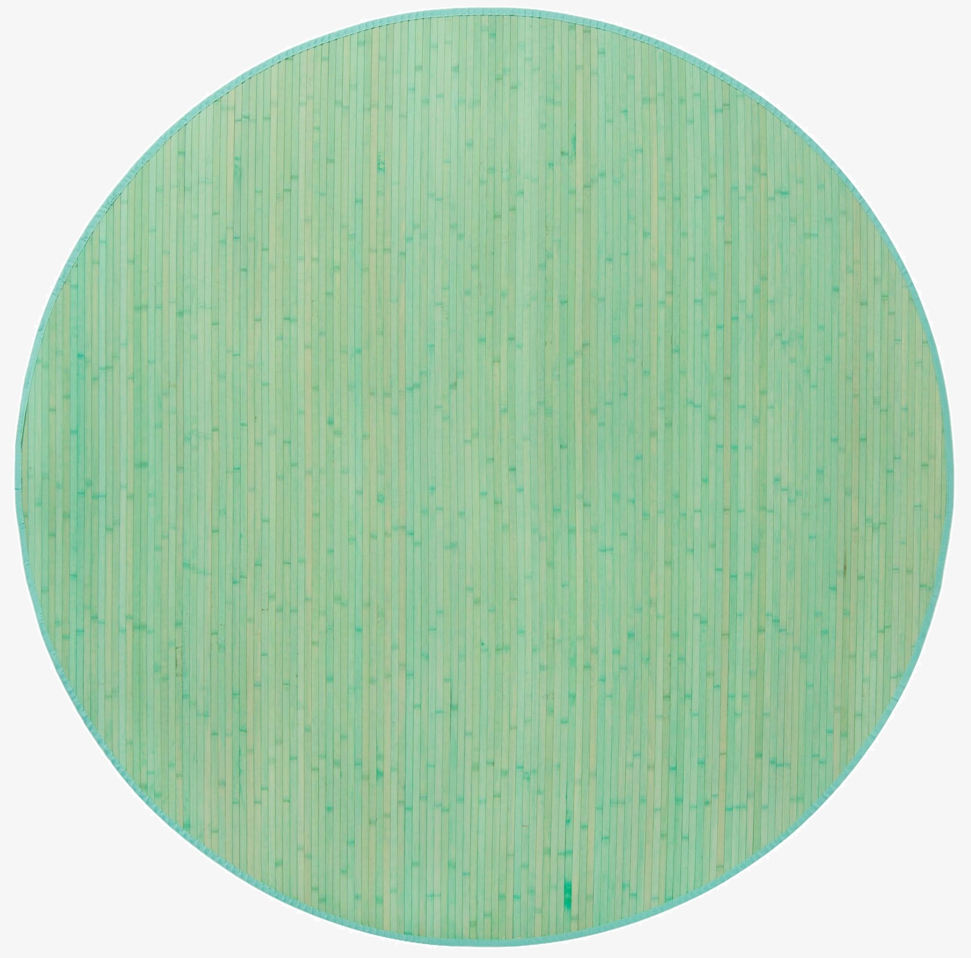  7' x 7' Bamboo Round Rug