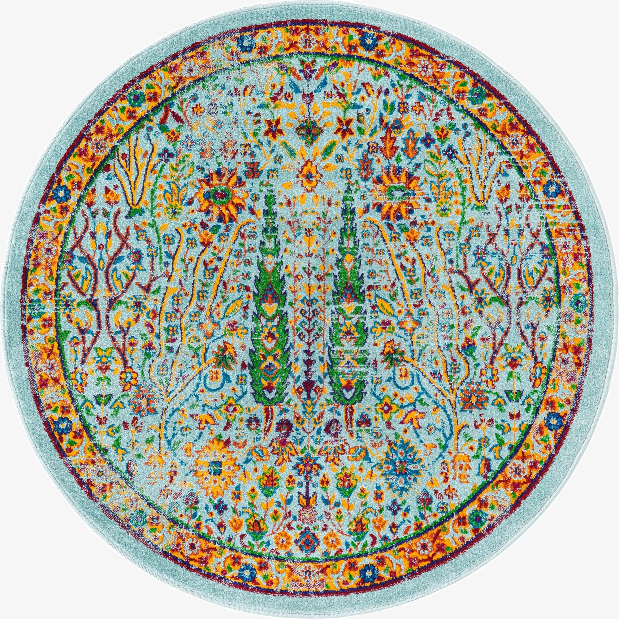  3' 3 x 3' 3 Calypso Round Rug