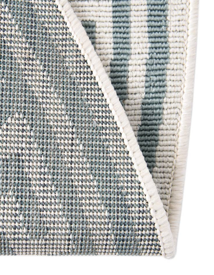 Detail image of  4' x 4'  Washable Coastal Indoor / Outdoor Round Rug