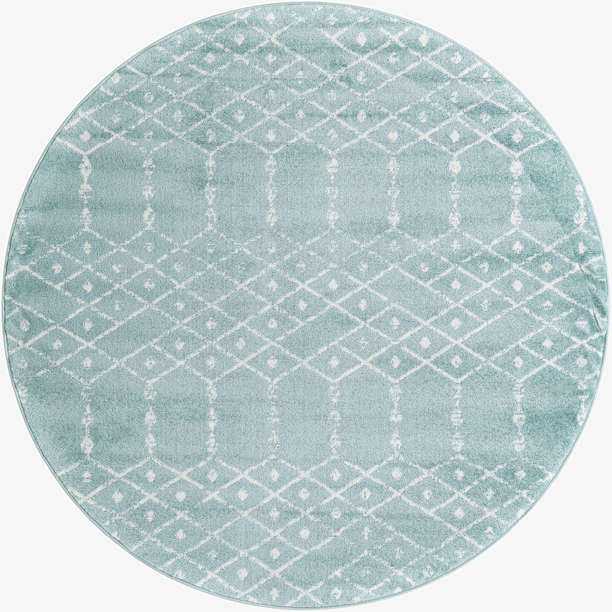  6' 1 x 6' 1 Paxon Trellis Round Rug