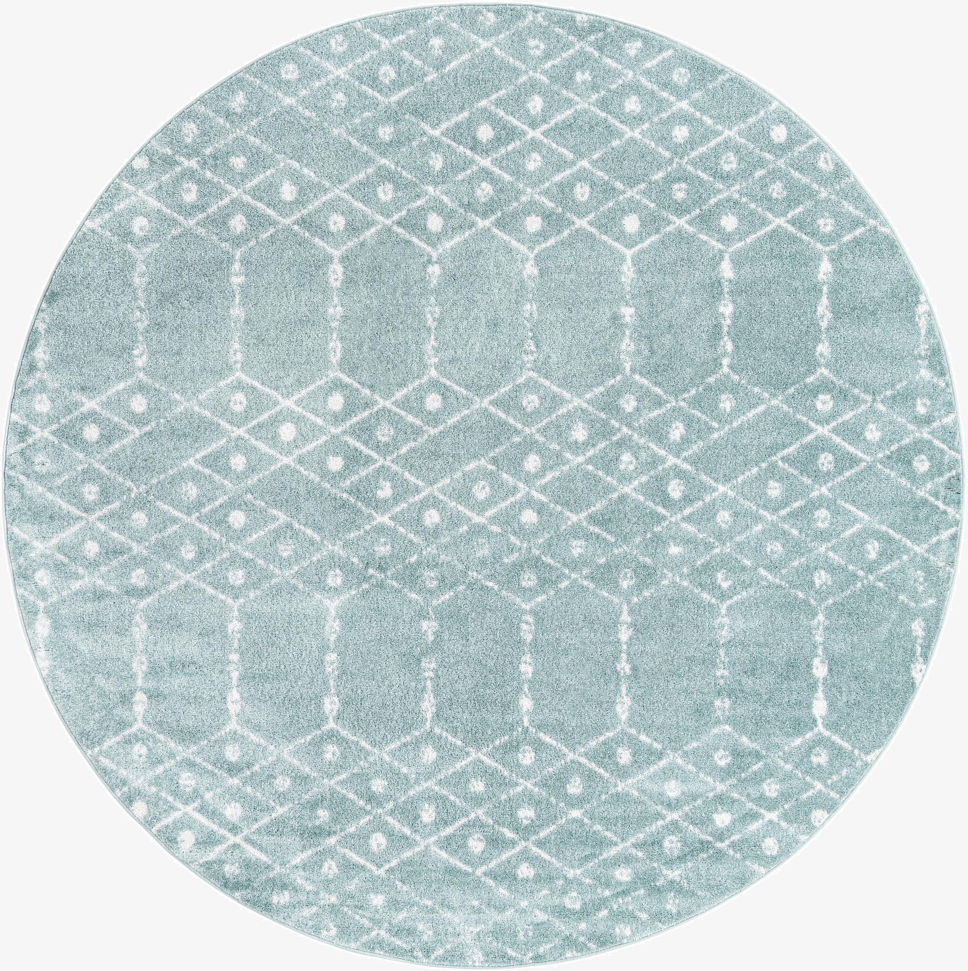  5' 3 x 5' 3 Paxon Trellis Round Rug