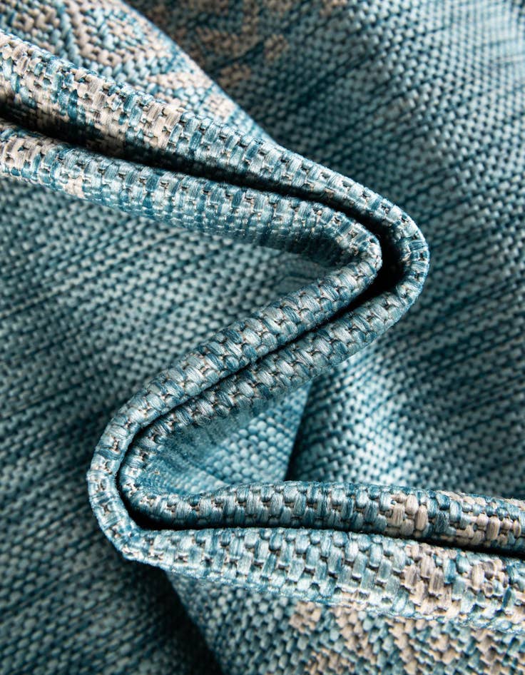 Detail image of  2' x 6'  Washable Border Indoor / Outdoor Runner Rug