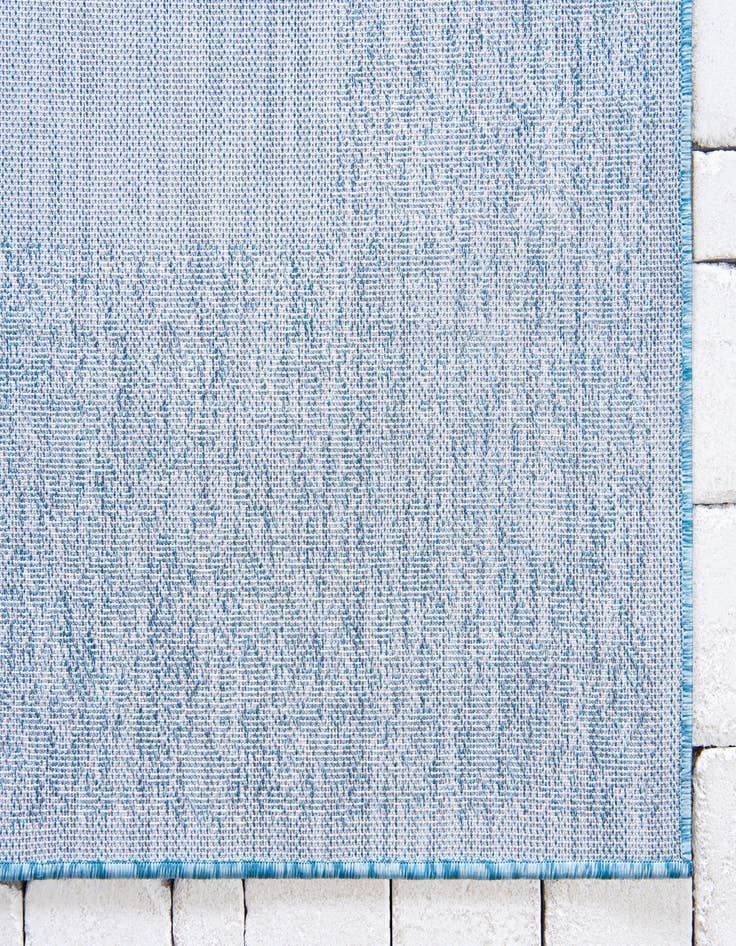 Detail image of  2' x 6'  Washable Border Indoor / Outdoor Runner Rug