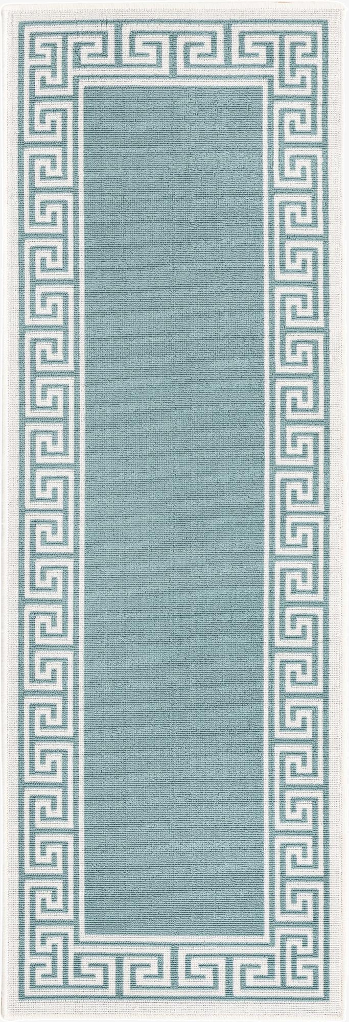  2' x 6'  Washable Coastal Indoor / Outdoor Runner Rug