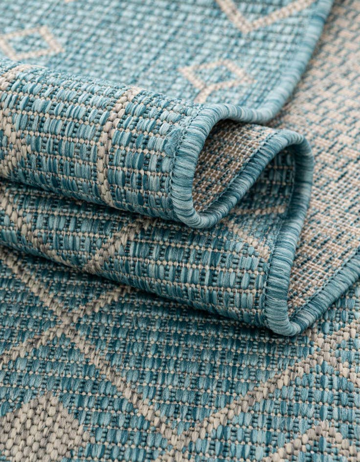 Detail image of  2' x 8'  Washable Lattice Indoor / Outdoor Runner Rug