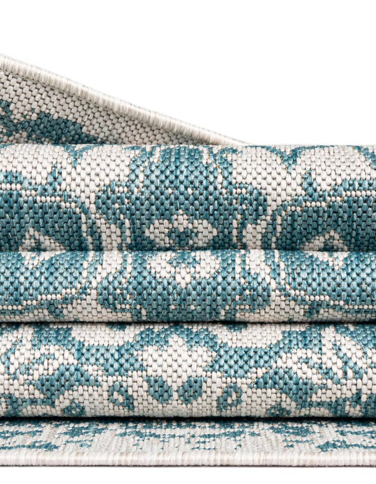 Detail image of  2' x 8'  Washable Traditional Indoor / Outdoor Runner Rug