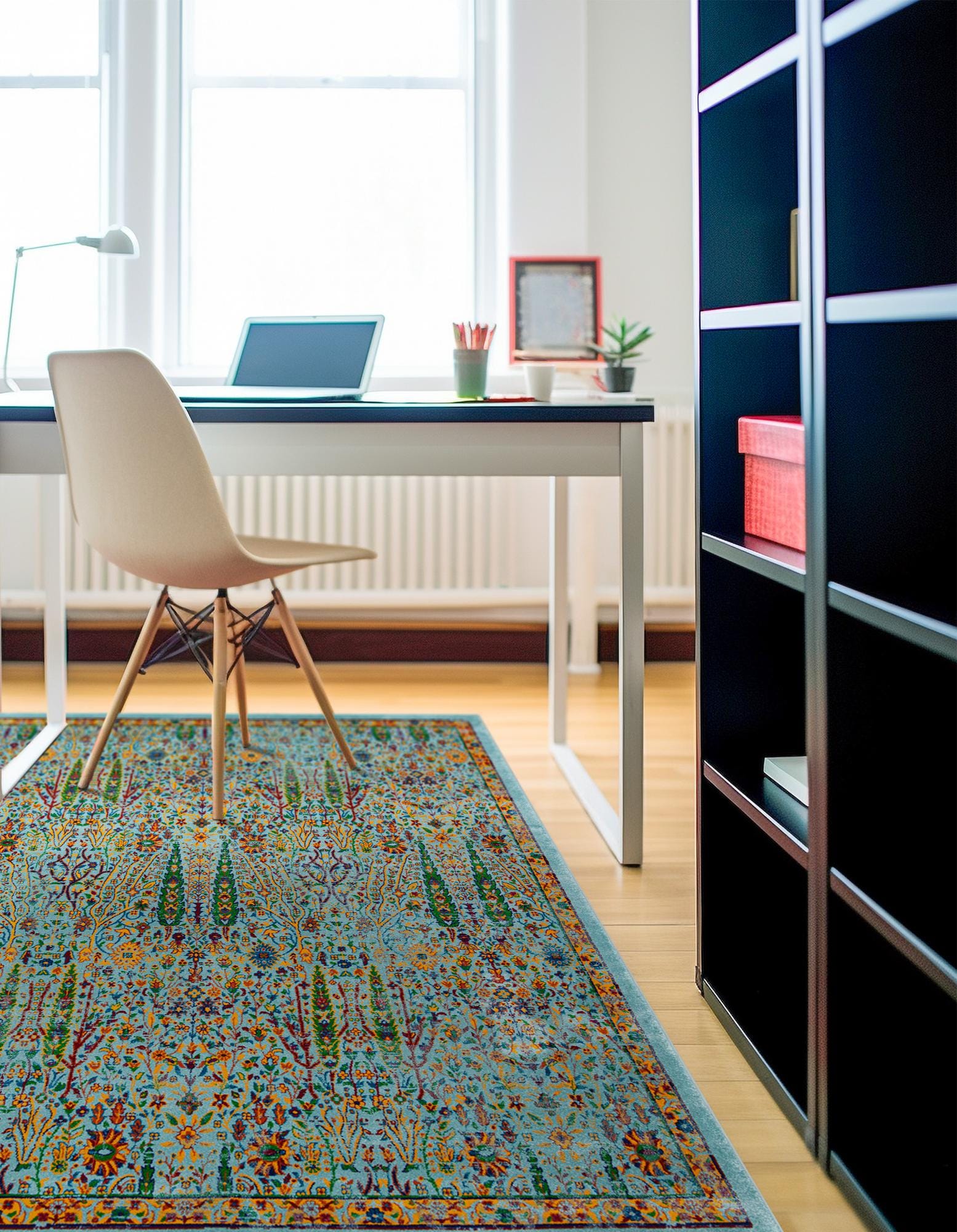 Aqua 10' x 10' Calypso Square Rug | Rugs.com