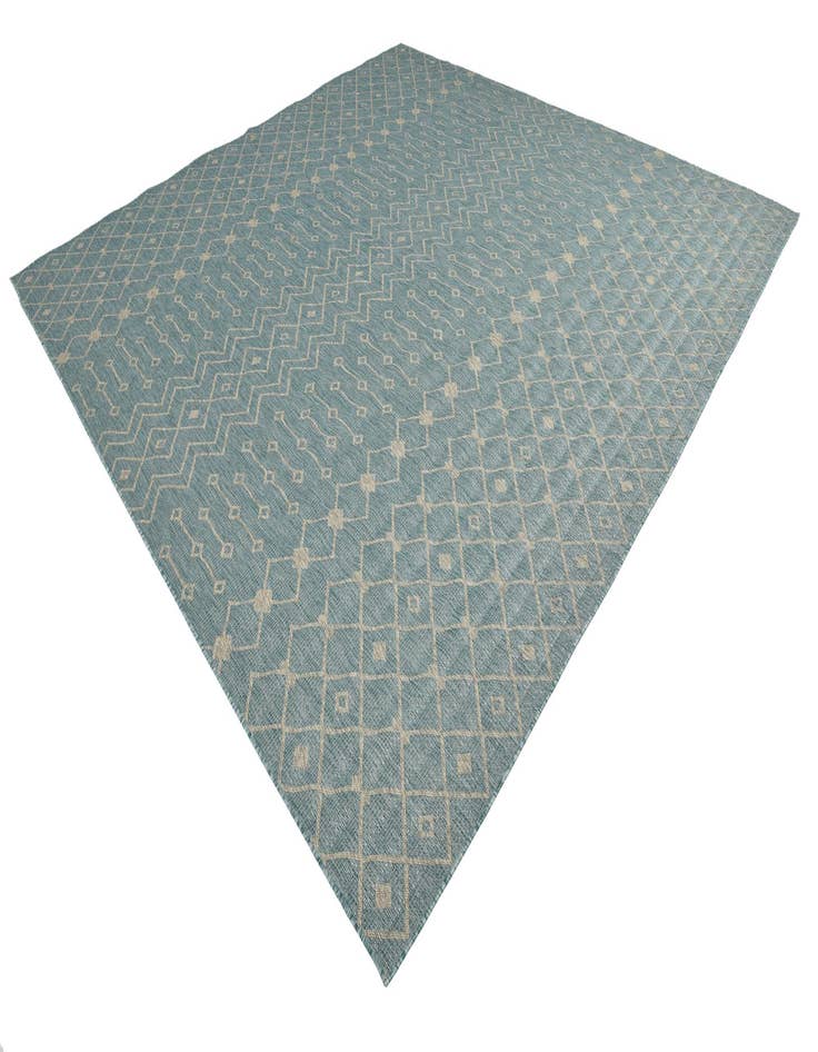 Detail image of  13' x 13'  Washable Lattice Indoor / Outdoor Square Rug