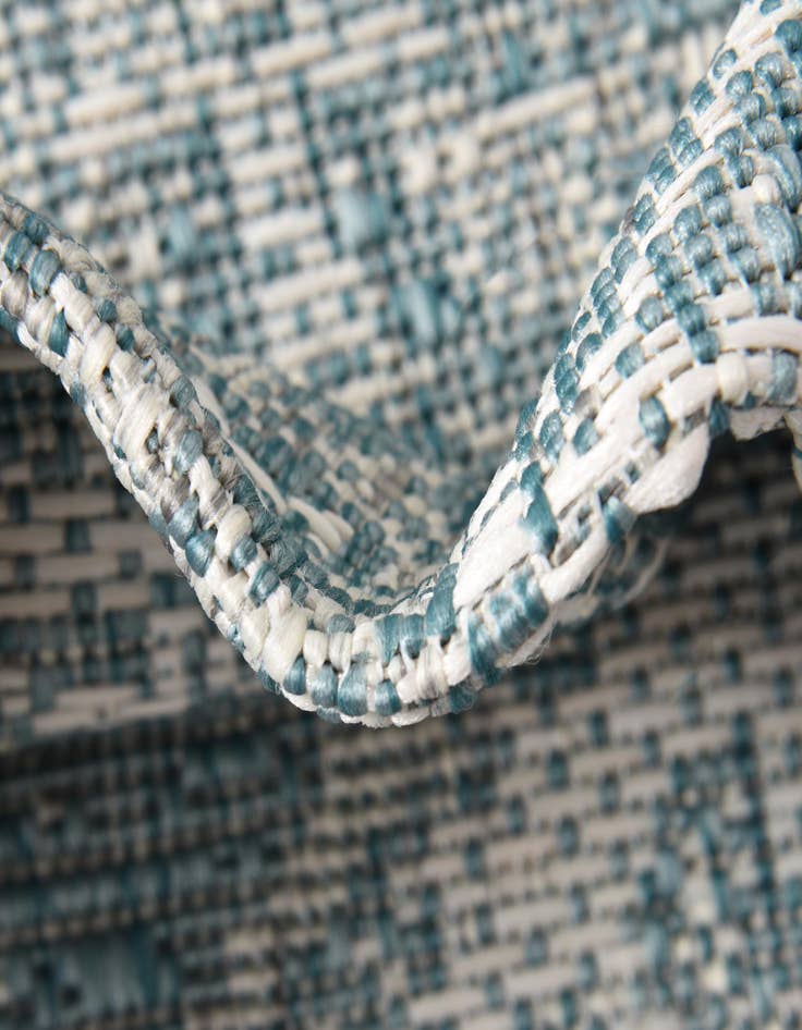 Detail image of  10' x 10'  Washable Traditional Indoor / Outdoor Square Rug