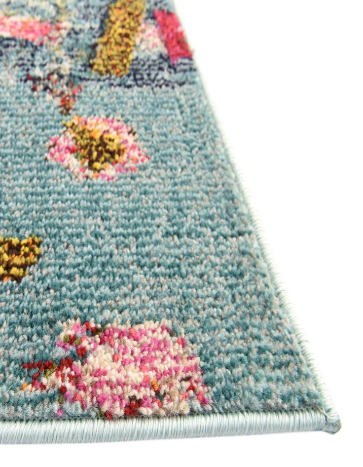 Detail image of  9' 10 x 9' 10  Washable Vivid Square Rug