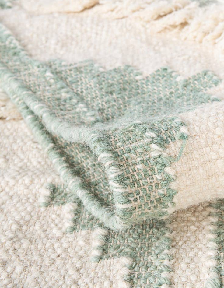 Detail image of  2' 2 x 6' 1  Hand Woven Arizona Wool Runner Rug