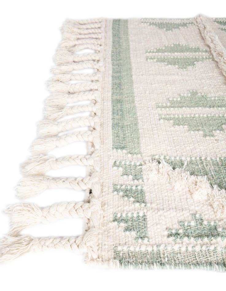 Detail image of  2' 2 x 6' 1  Hand Woven Arizona Wool Runner Rug