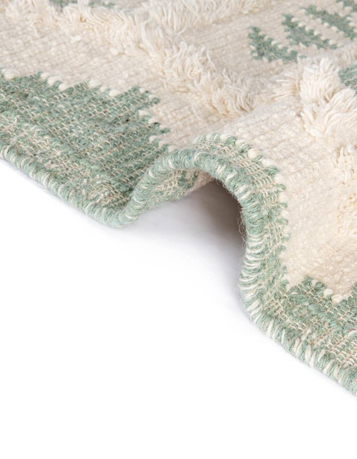 Detail image of  2' 2 x 6' 1  Hand Woven Arizona Wool Runner Rug