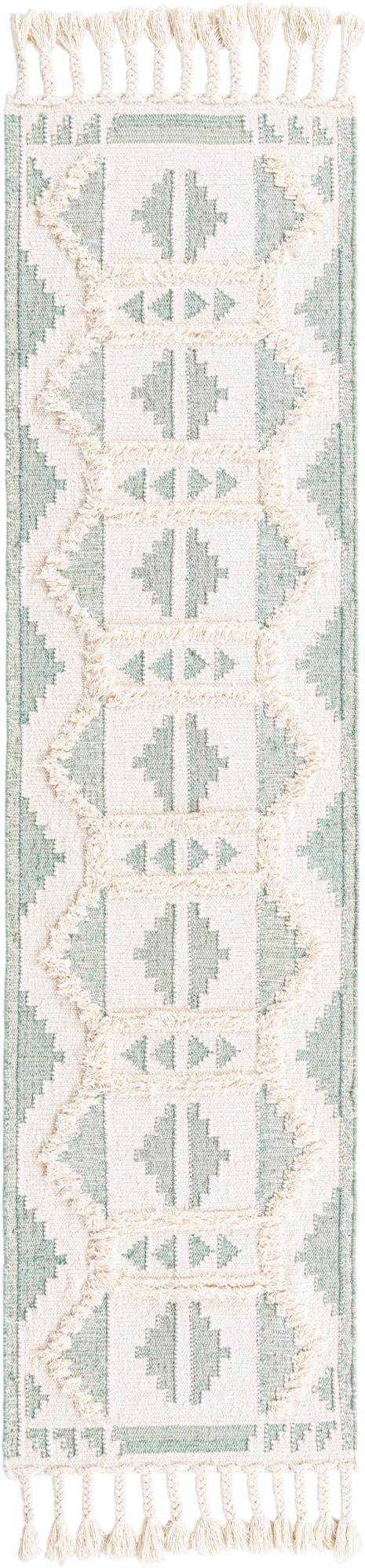 Rug Aquamarine and White Swatch link