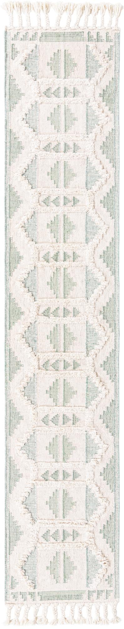 Rug Aquamarine and White Swatch link