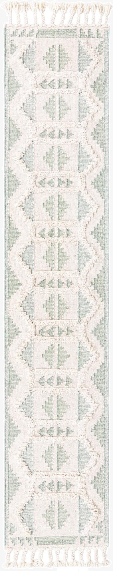  2' 7 x 13' 1  Hand Woven Arizona Wool Runner Rug