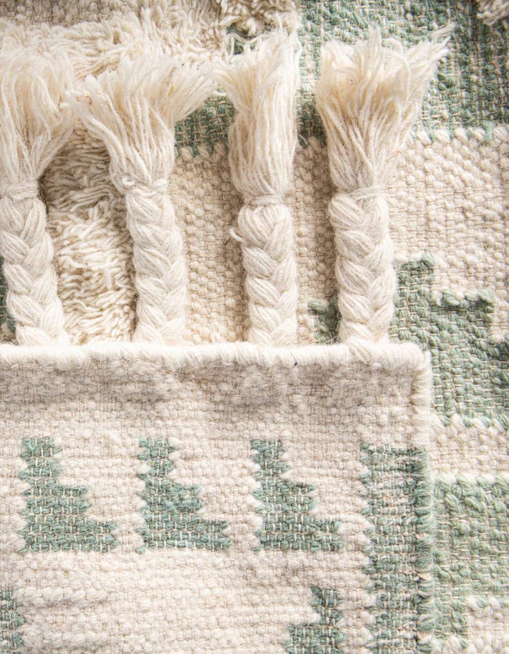Detail image of  10' x 10'  Hand Woven Arizona Wool Square Rug