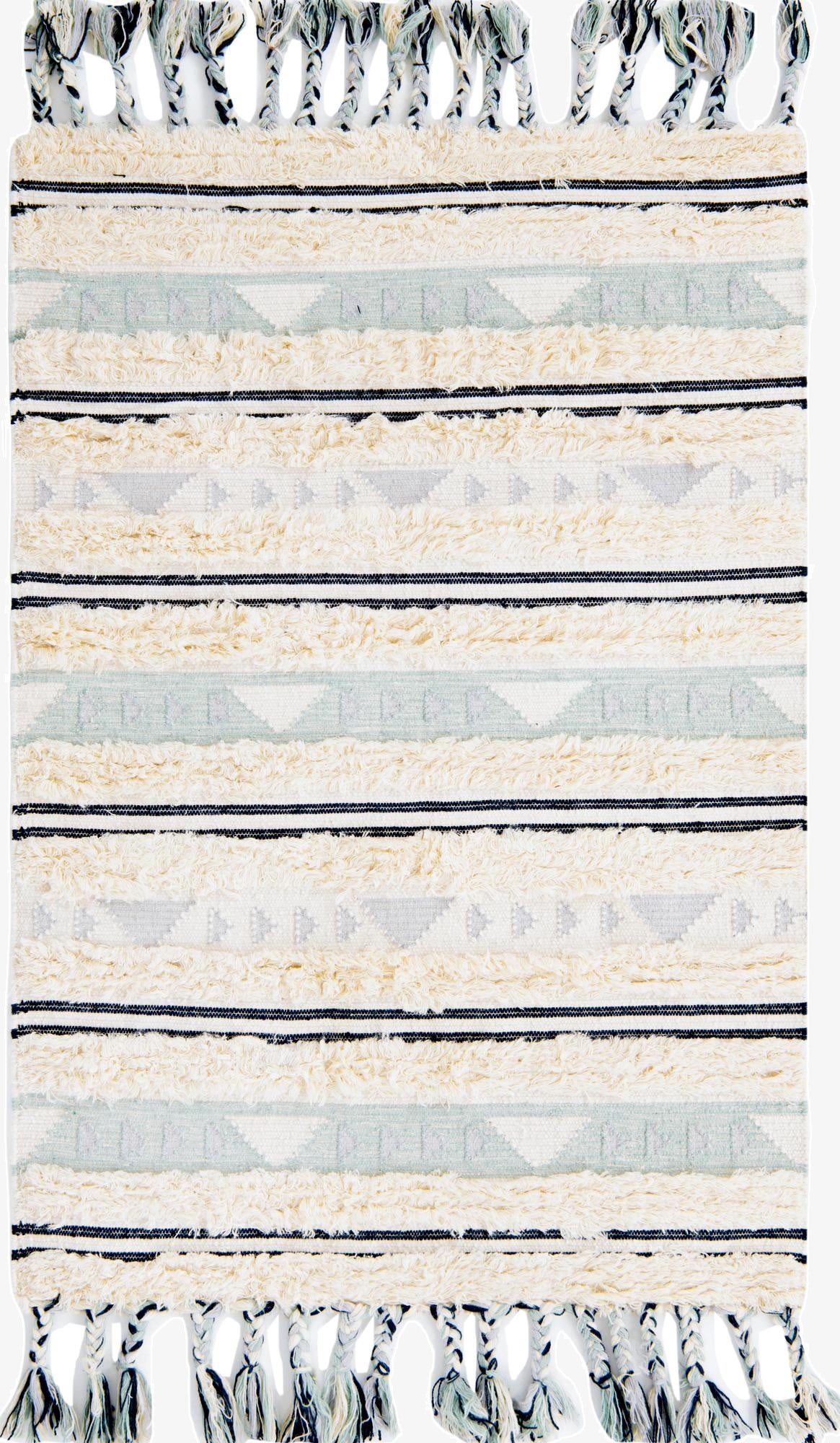  4' 1 x 6' 1  Hand Woven Arizona Wool Rug