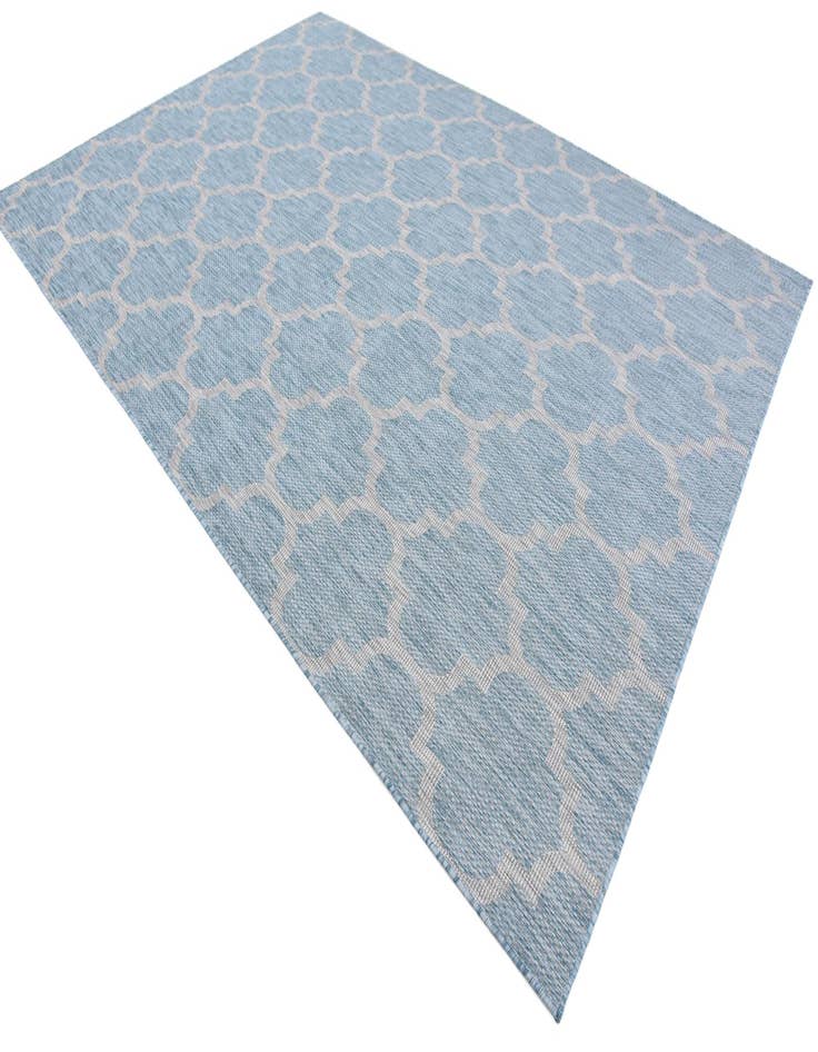 Detail image of  7' 10 x 11'  Washable Lattice Indoor / Outdoor Rug