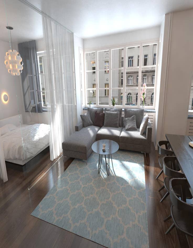 Detail image of  7' 10 x 11'  Washable Lattice Indoor / Outdoor Rug