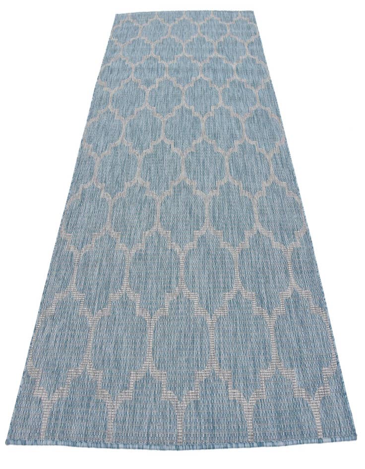 Detail image of  5' 3 x 8'  Washable Lattice Indoor / Outdoor Rug