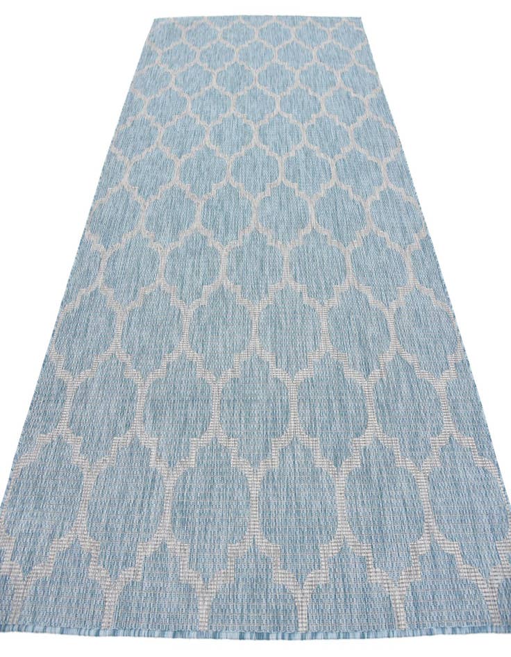 Detail image of  6' x 9'  Washable Lattice Indoor / Outdoor Rug