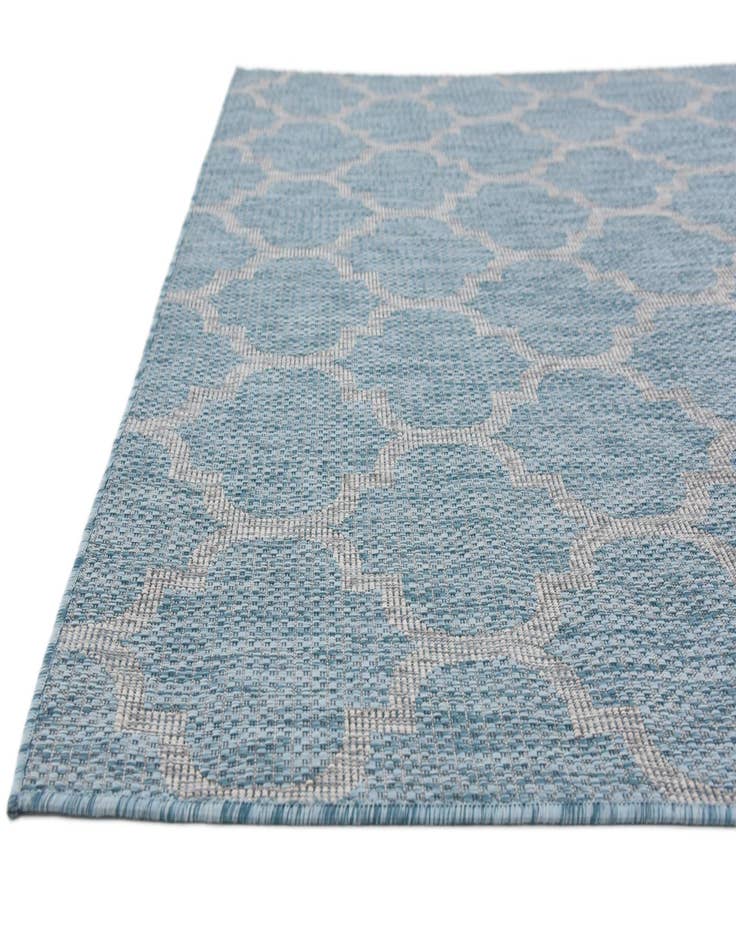 Detail image of  6' x 9'  Washable Lattice Indoor / Outdoor Rug