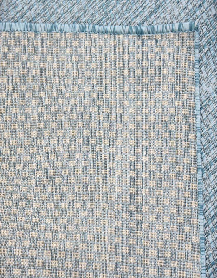 Detail image of  9' x 12'  Washable Solid Indoor / Outdoor Rug