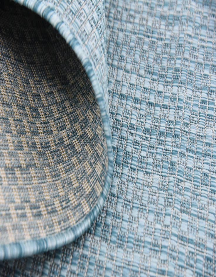 Detail image of  9' x 12'  Washable Solid Indoor / Outdoor Rug