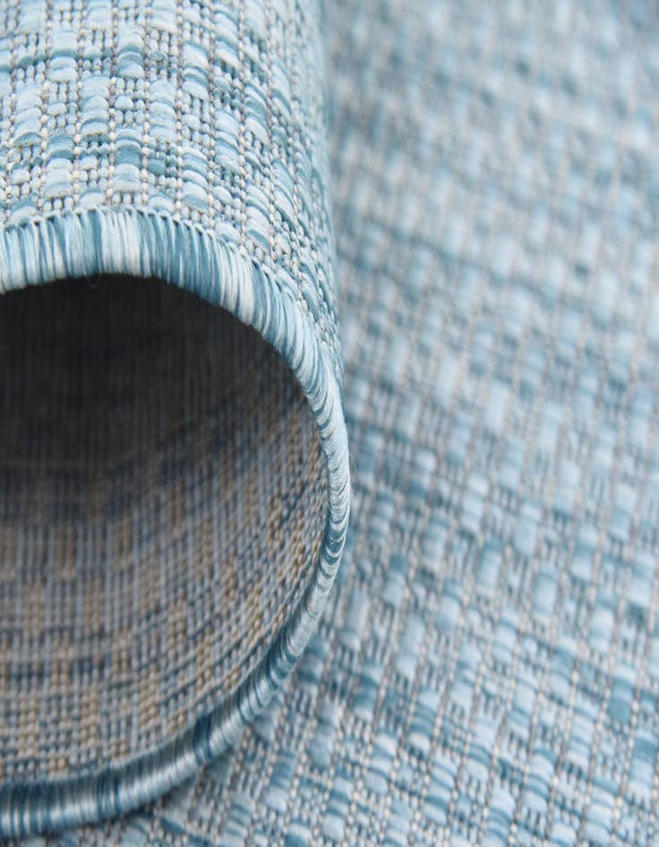 Detail image of  4' x 6'  Washable Solid Indoor / Outdoor Rug