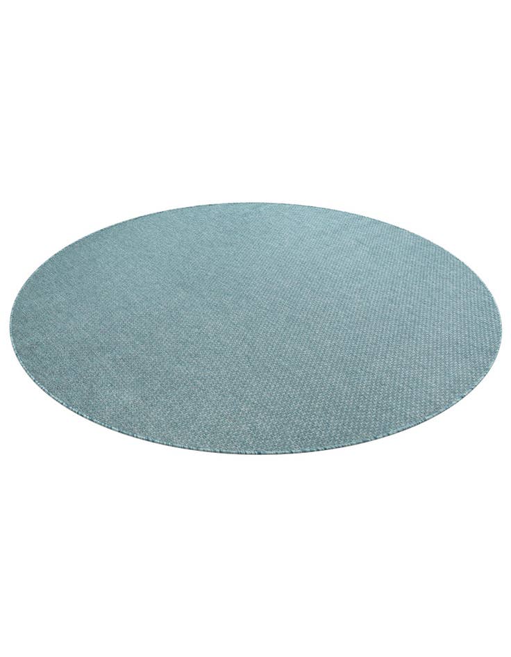 Detail image of  7' 10 x 7' 10  Washable Solid Indoor / Outdoor Round Rug