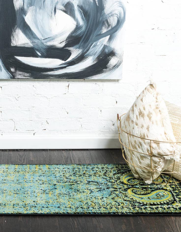 Detail image of 3' x 9' 10 Ankara Runner Rug