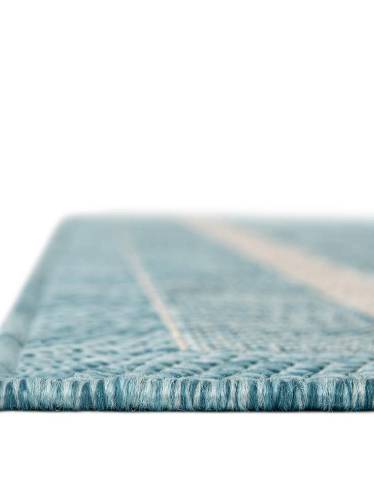 Detail image of  2' x 6'  Washable Border Indoor / Outdoor Runner Rug