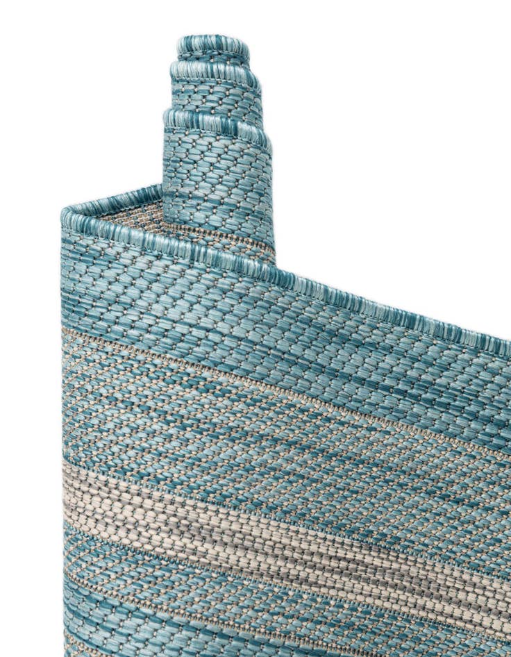 Detail image of  13' x 13'  Washable Border Indoor / Outdoor Square Rug