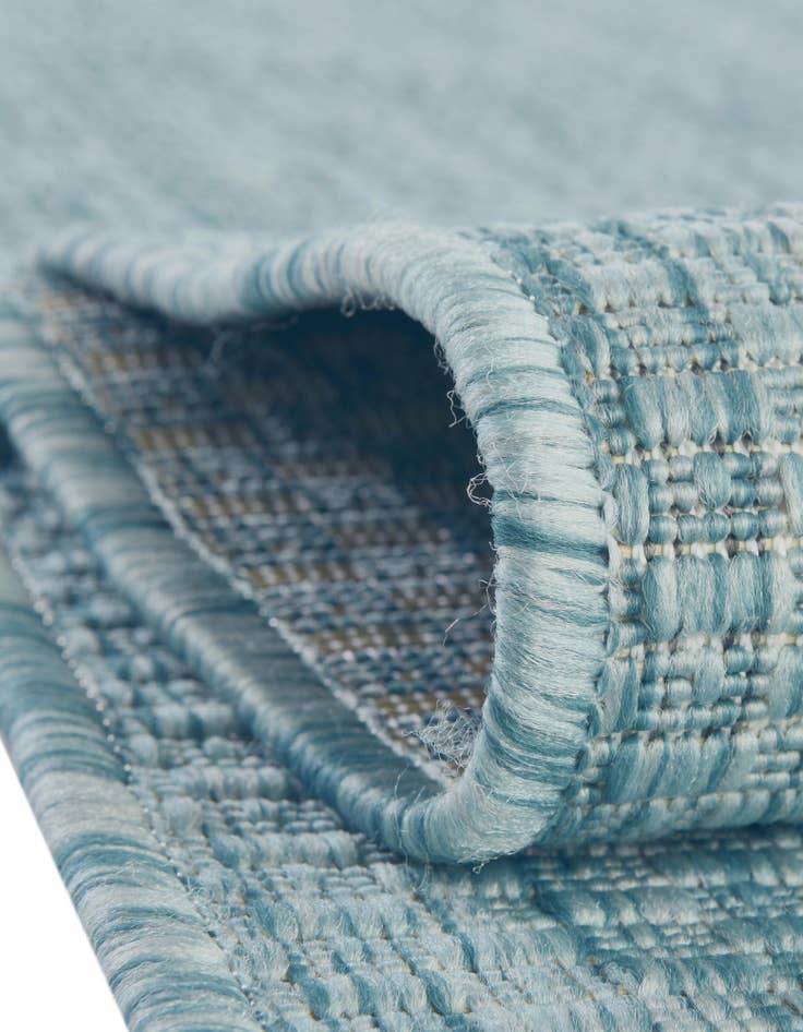 Detail image of  13' x 13'  Washable Solid Indoor / Outdoor Square Rug