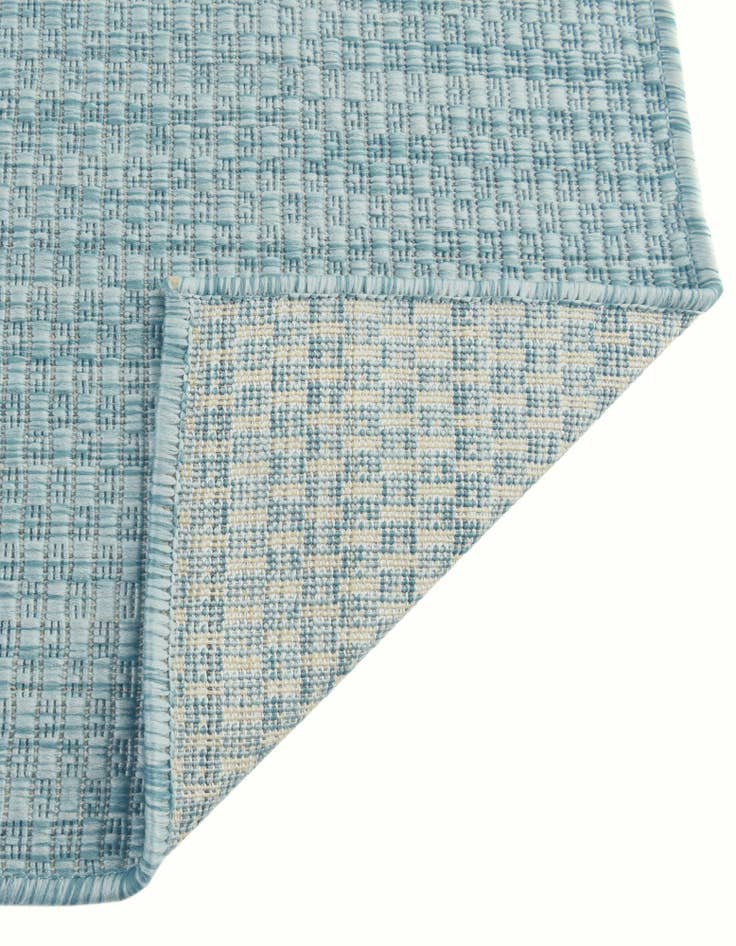Detail image of  13' x 13'  Washable Solid Indoor / Outdoor Square Rug