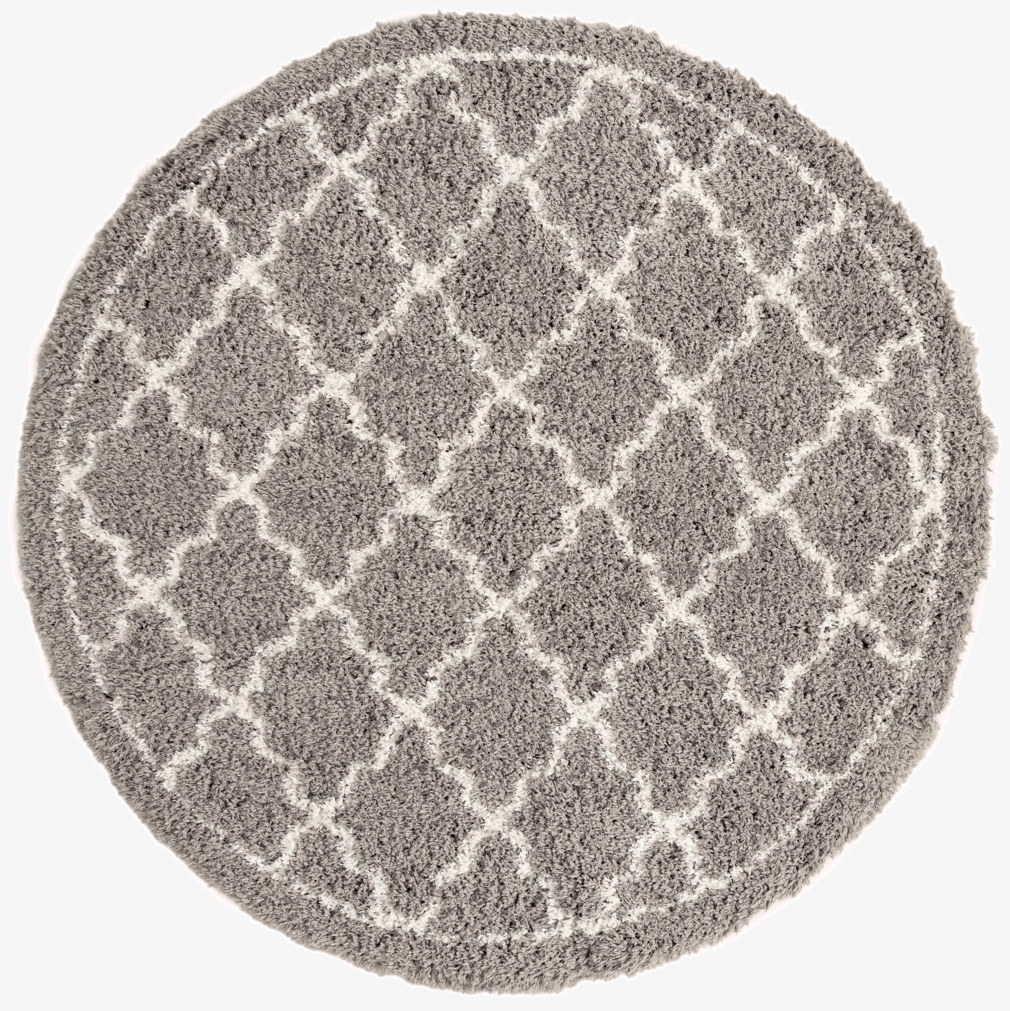  8' x 8' Infinity Shag Round Rug