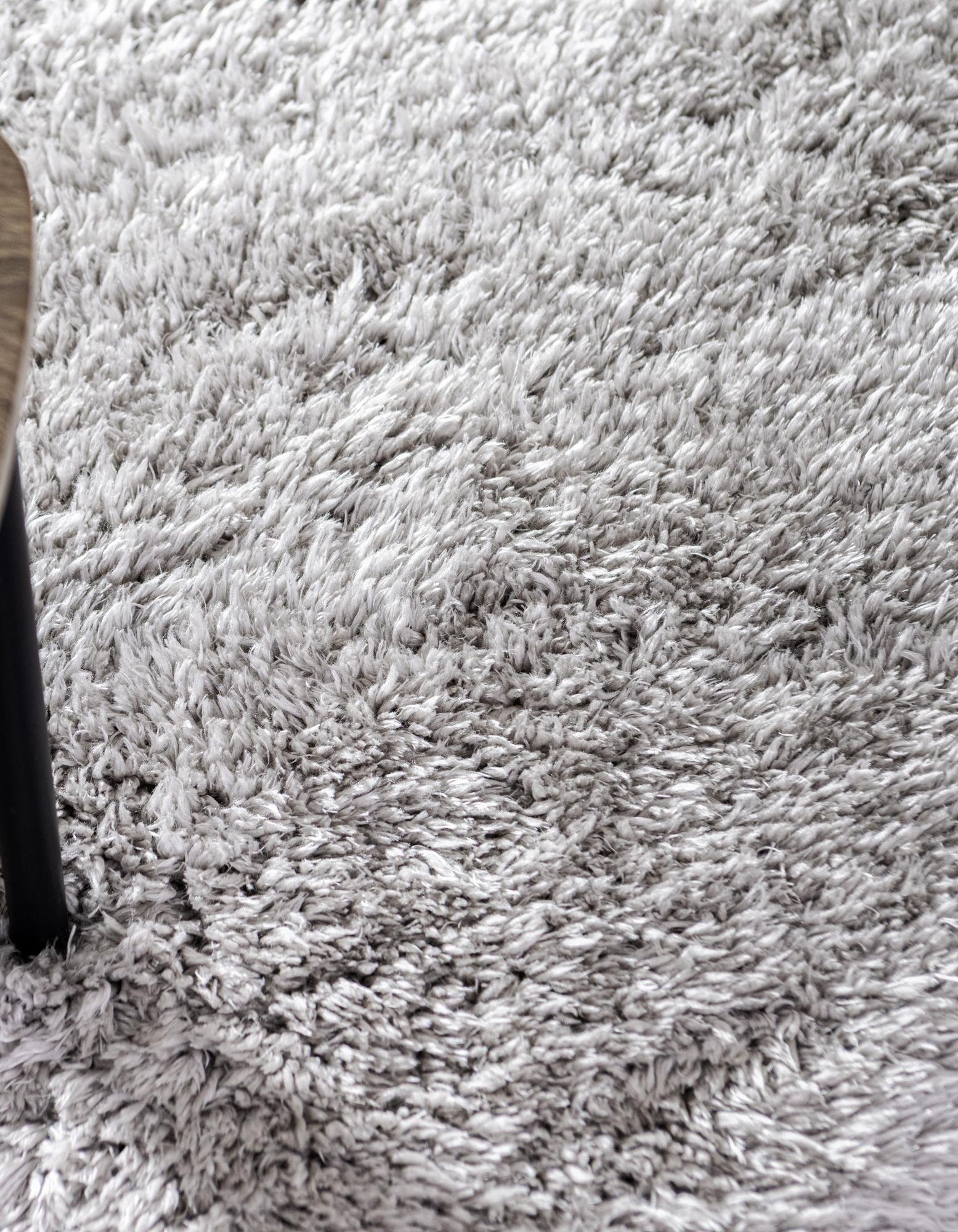 Ash 4' x 4' Infinity Shag Round Rug | Rugs.com