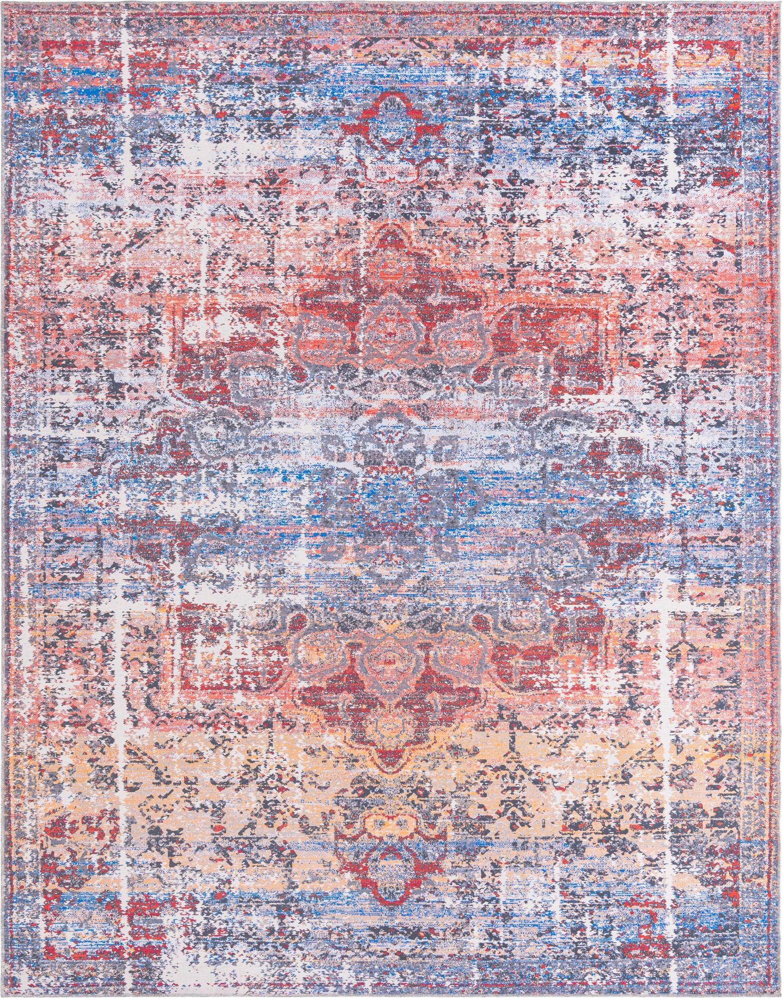  10' 6 x 13'  Washable Francesca Rug
