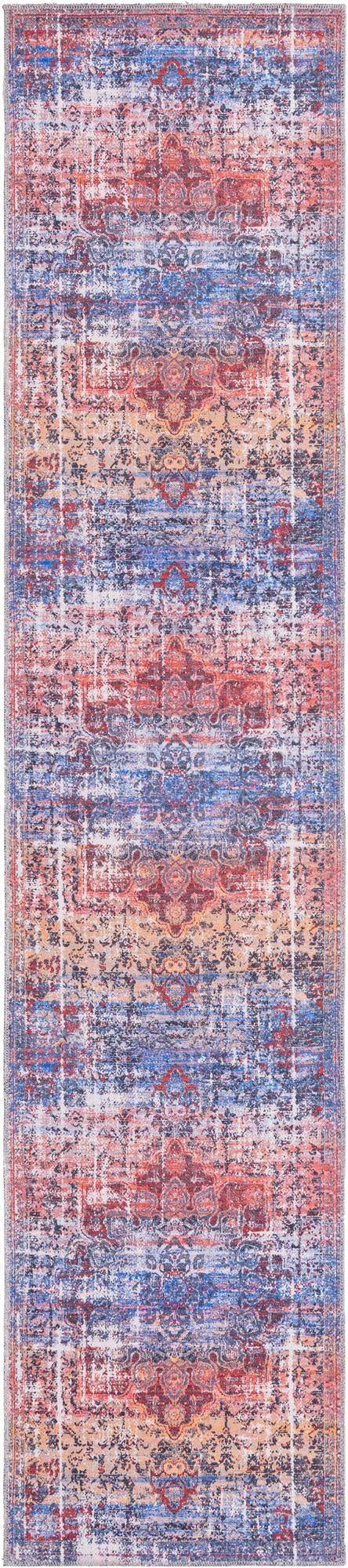  2' 7 x 12'  Washable Francesca Runner Rug